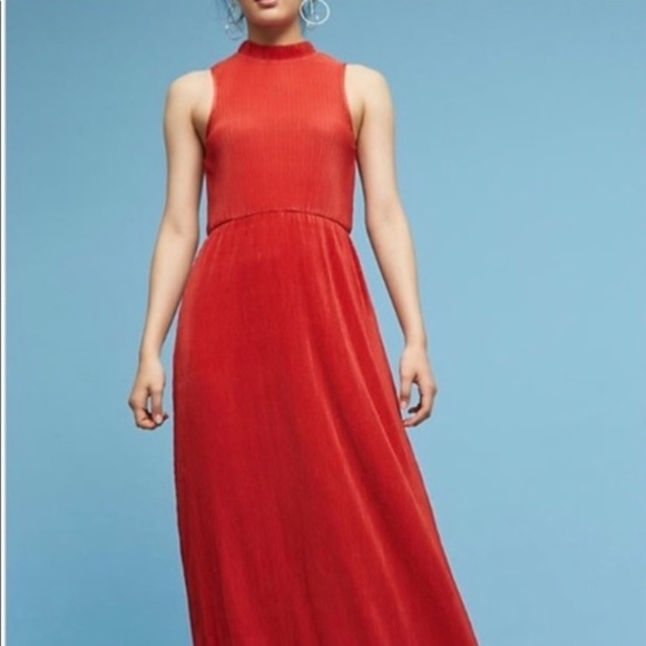 Sunday in Brooklyn Red Maxi Dress | Anthropologie | Size S - Picture 1 of 6
